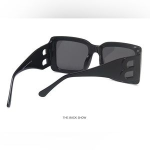 BA Black Satin Sunglasses